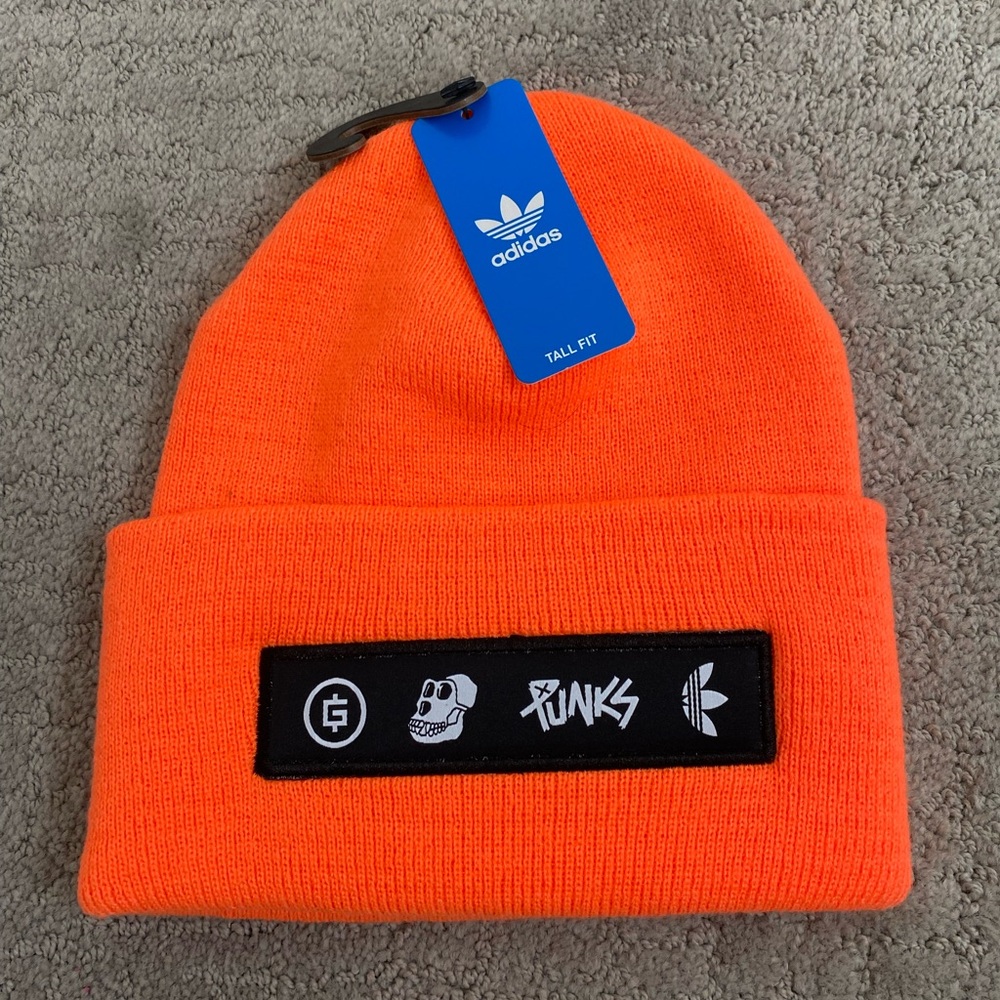 Bored Ape Yacht Club Adidas Originals Beanie Gmoney BAYC Into the Metaverse